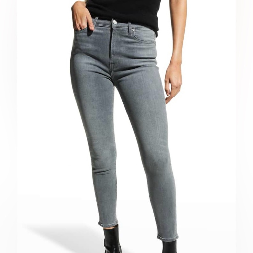 7 For All Mankind High-Waist Ankle Skinny Jeans